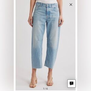 Madewell Darted Barrel Leg Jeans size 28